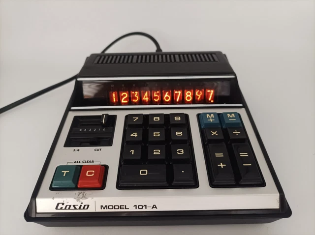 Nixie Tube Calculator CASIO MODEL 101-A
