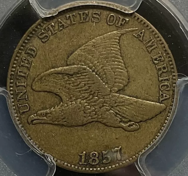 XF40 1857 Flying Eagle Cent Snow 2B 1856 Obverse PCGS Rare Choice Coin Certified