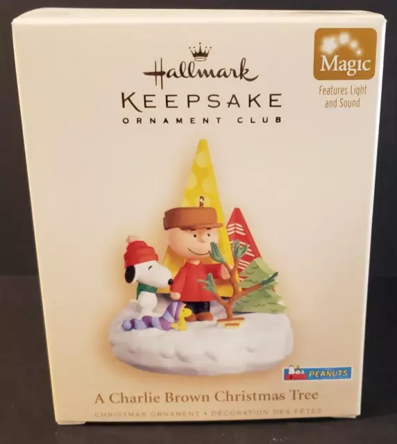 2006 Hallmark Keepsake Ornament A CHARLIE BROWN CHRISTMAS TREE - Peanuts - Magic