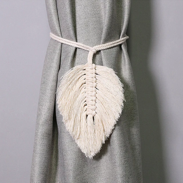 1/2Pcs Braided Satin Rope Curtain Tie Backs -Tiebacks Holdbacks Curtain & Voile