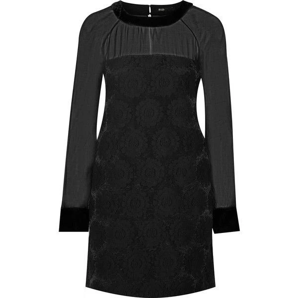 Robe Noire Maje Taille 2 - Modèle élégant En Très Bon état D'occasion