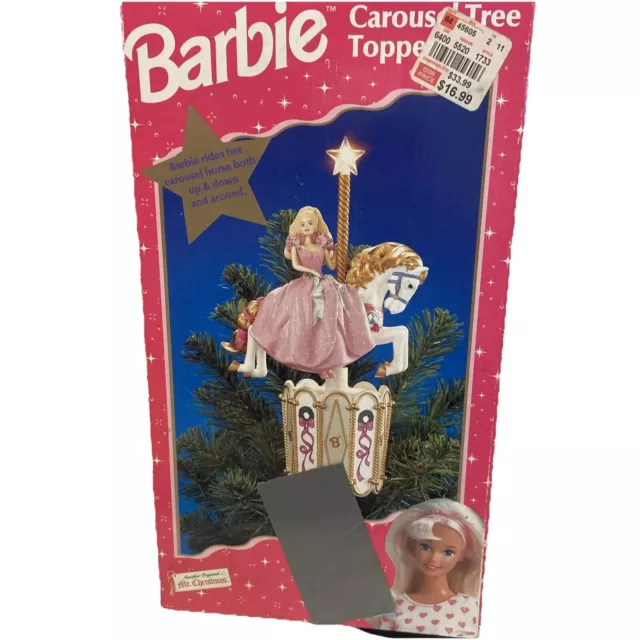 Barbie carousel tree topper hotsell