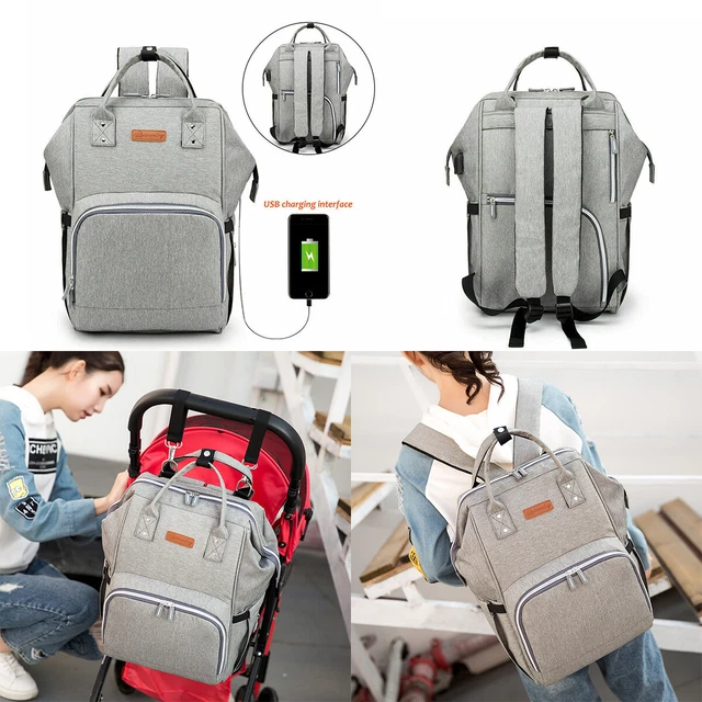 Mummy Diaper Backpack Large Capacity Maternity Nappy Baby Travel Bag 2