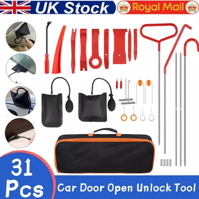 31PCS Emergency Auto Tool Set Window Car Door Trim Removal Tools Universal Kit 3
