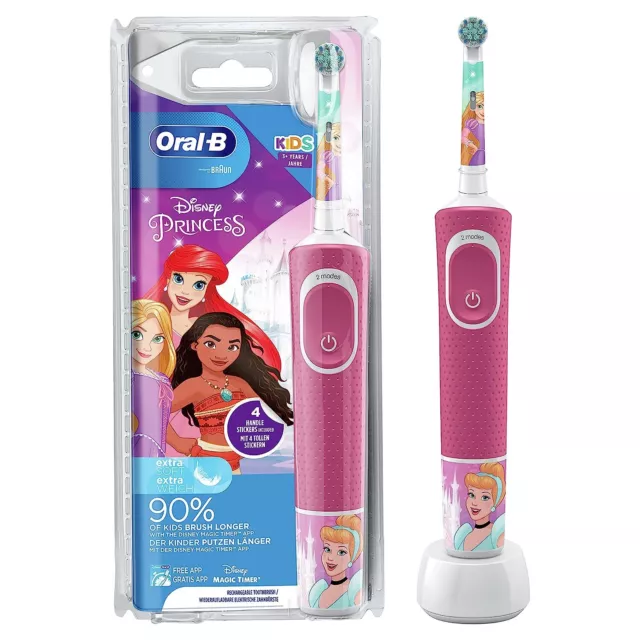 Oral-B Kids Princess Elektrische Zahnbürste/Electric Toothbrush für Kinder ab 3