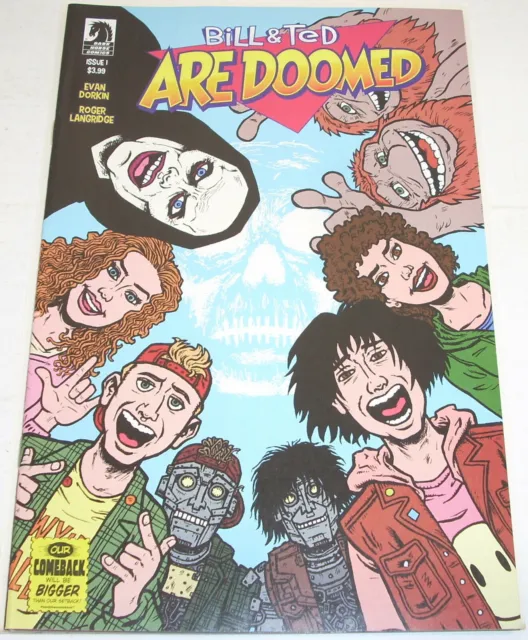 Dark Horse Comics BILL & TED Are Doomed 1-4 (of 4) Complete Mini Series Dorkin A