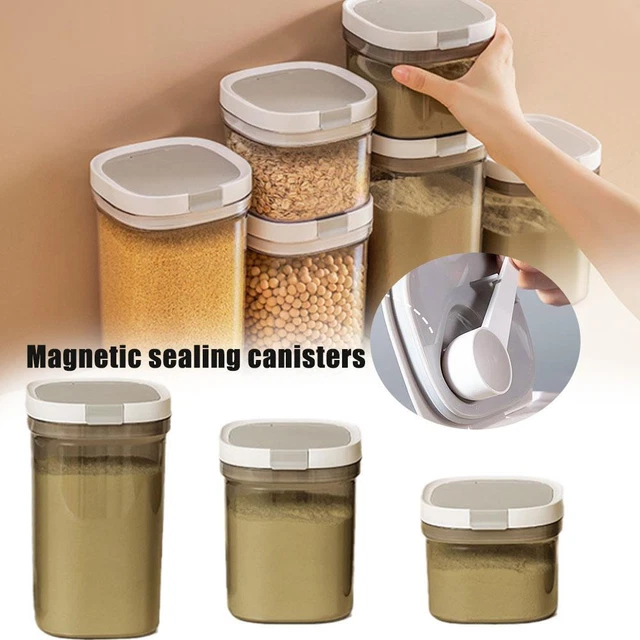 MILK POWDER CONTAINER Storage Jar Sealed Cans food Kitchen Storage