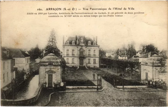 CPA Arpajon vue panoramique de l'Hotel de Ville (1360015)