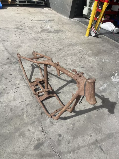 Harley Davidson Straight Leg Panhead Frame Chopper Bobber Rare Oem Genuine FL EL Harley Davidson Straight Leg Panhead Frame Chopper Bobber Rare Oem Genuine FL EL