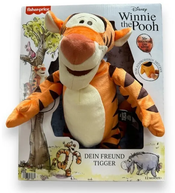 Disney Winnie L'ourson "Dein Freund Tigger" Avec Son 30Cm (Langue : Allemand)
