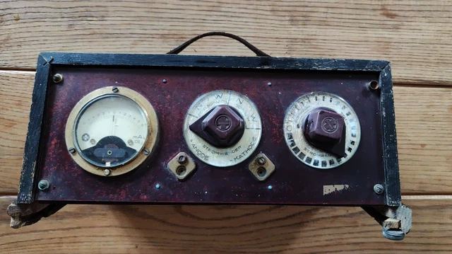 Antik Wohlmuth  Original  Reizstromgerät defekt Vintage Retro Steampunk Deko