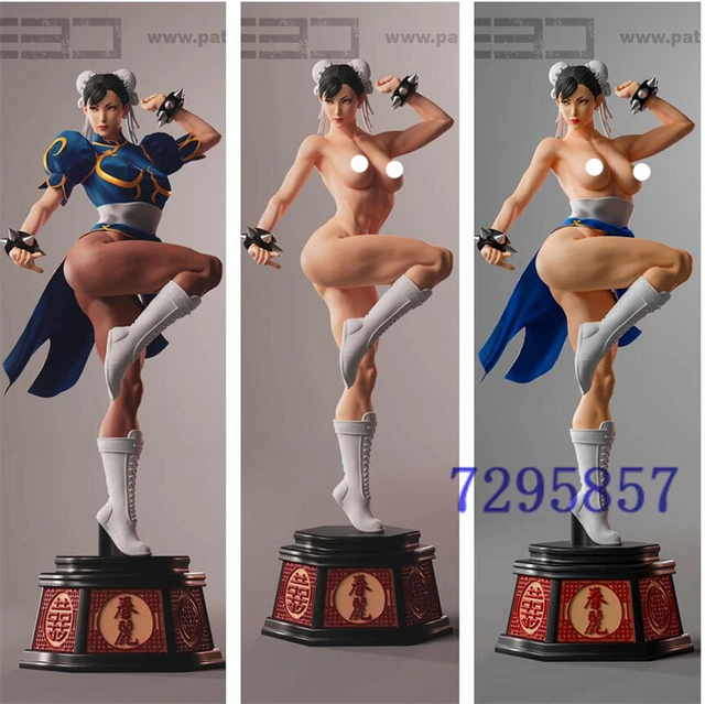Chun-Li SF 3D Printing Unpainted Figure Model GK Blank Kit Sculpture New