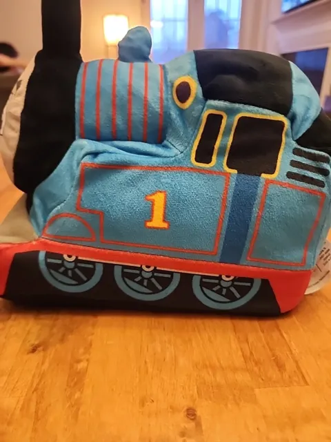 Kohl's Cares Thomas the Tank Engine Plush Stuffed Blue Toy Train 8"L Lovey Soft