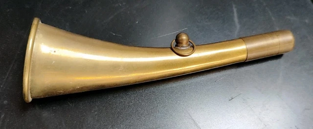 Ancienne Corne De Chasse Naturelle - 28 Cm - Fabriquée En France