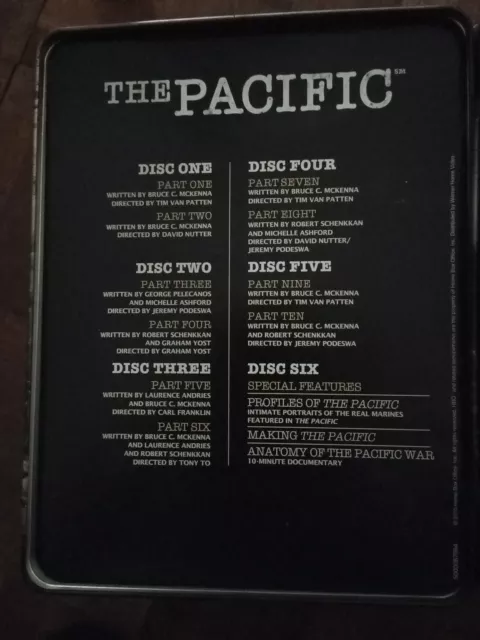 The Pacific (2010) - region free DVD set - 6 disc metal tin box 2