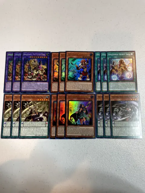 yugioh amazoness deck amazoness pet liger king mp23 prismatic 18 cards D005