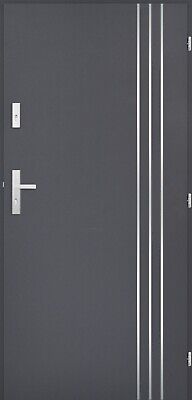 Puerta principal puerta de entrada lateral LEDA 1PP puerta de sótano de alta calidad puerta exterior calidad