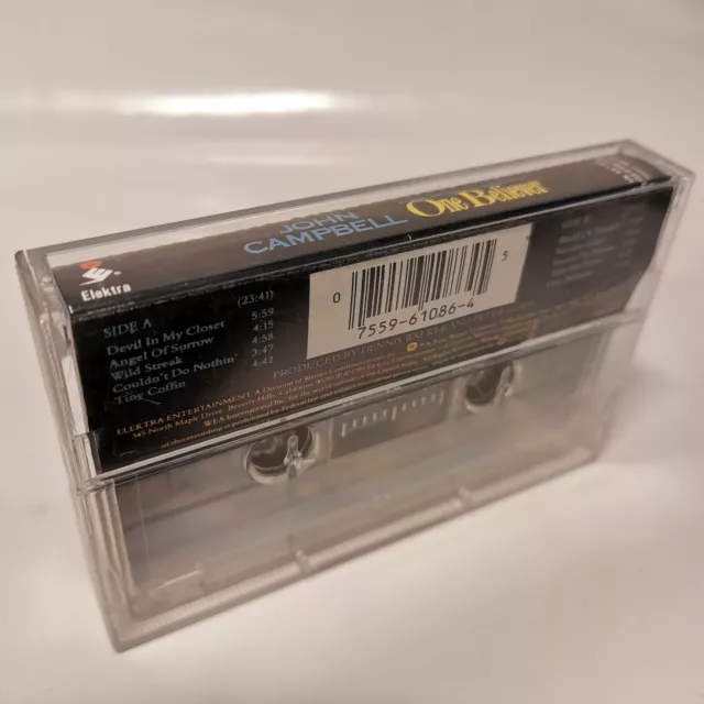 John Campbell – One Believer - Devil In My Closet - K7 audio Tape - US 1991 3