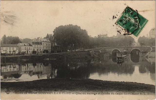 CPA marl edges - JOINVILLE-le-PONT - THOSE DU DAM ET ENTRANCE (145597)