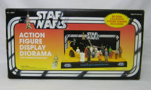 Star Wars Action Figure Display Diorama New In Factory Sealed Box Rare