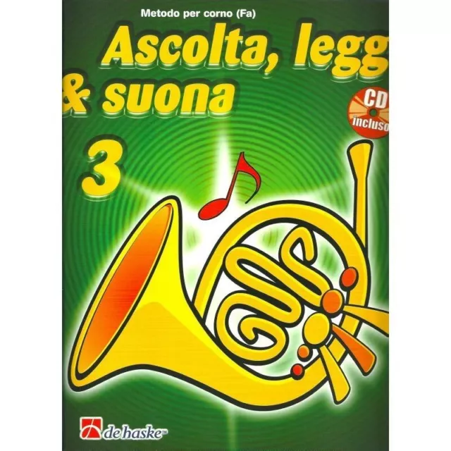 Ascolta Leggi & suona 3 Corno Volume 3 - Libro + CD