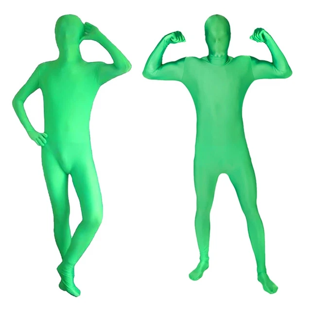 GREEN SCREEN CLOAK Breathable Disappearing Stretchy Body Green Screen