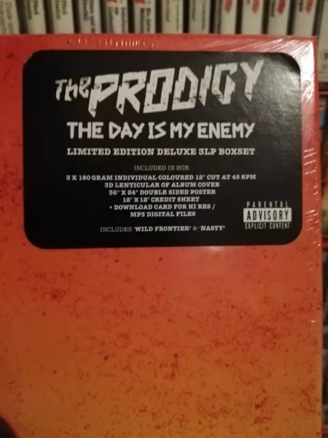 THE Prodigy The Day Is My Enemy - Limited Edition Deluxe 3LP Boxset  OVP Vinyl 3