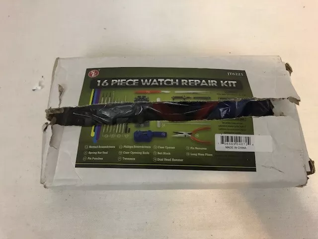 SE 16-Piece Watch Repair Tool Kit  Watch Repair, Battery Changes Band Links