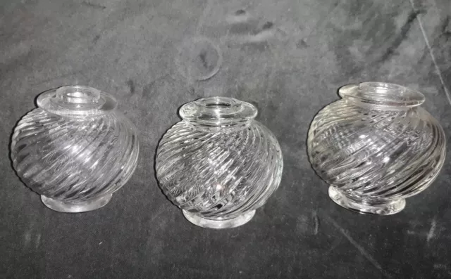 Lot de 6 enfilages boule pour lustres appliques en cristal moulé 7,5 cm
