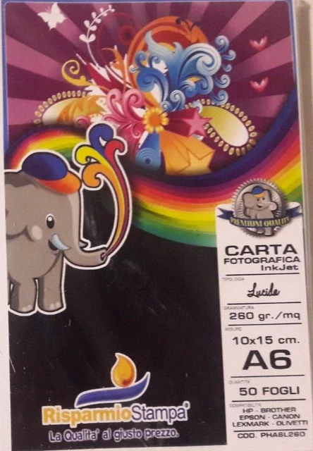 Carta Fotografica KODAK Lucida A6 - 100 Fogli 10x15 Cm, 230 G/m², Per Stampanti A Inchiostro - Foto 7