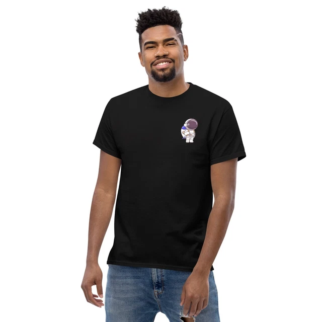 T-shirt Homme Rock'n'Rose 100% Coton Noir Et Blanc - Manches Courtes Neuf Avec étiquettes