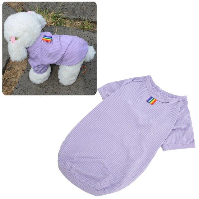 (2XL) Maglietta Per Cani Vestiti Per Piccoli Animali Domestici Manica