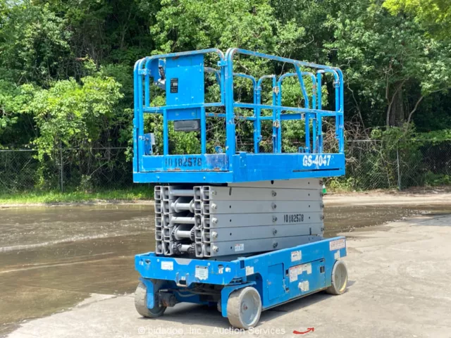 2016 Genie GS-4047 40' Electric Scissor Lift Man Aerial Platform bidadoo