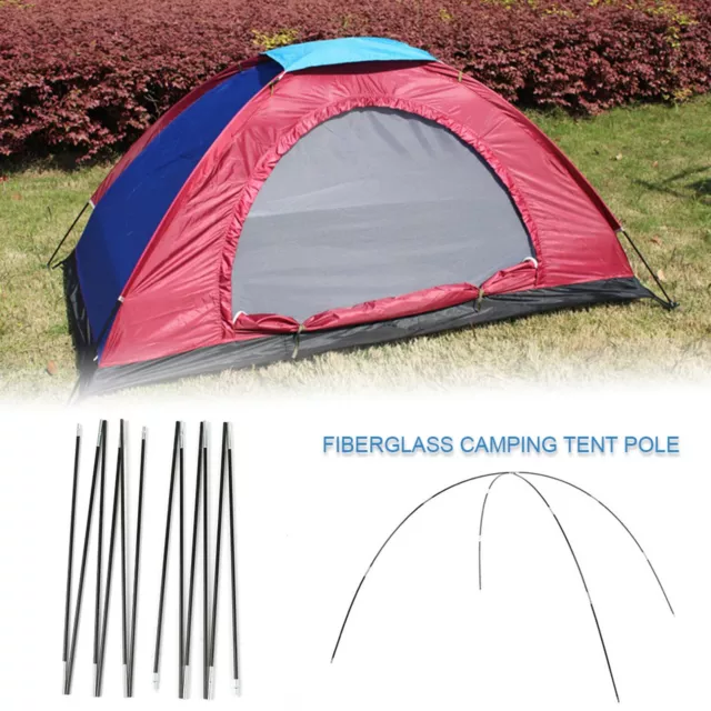 Sturdy and Lightweight Fiberglass Support Rods for Camping Tent Awning