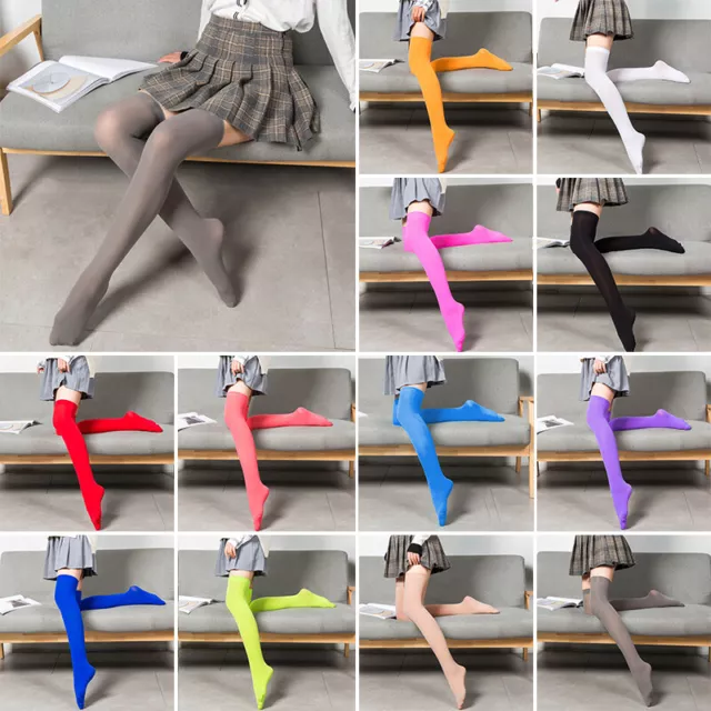 SEXY OVER KNEE Socks For Women Girl Warm Thigh High Stocking Girls Long  Socks $3.01 - PicClick