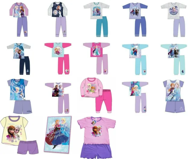 Girls pyjamas Disney Frozen 2 nightwear toddler pyjama set fleece blanket