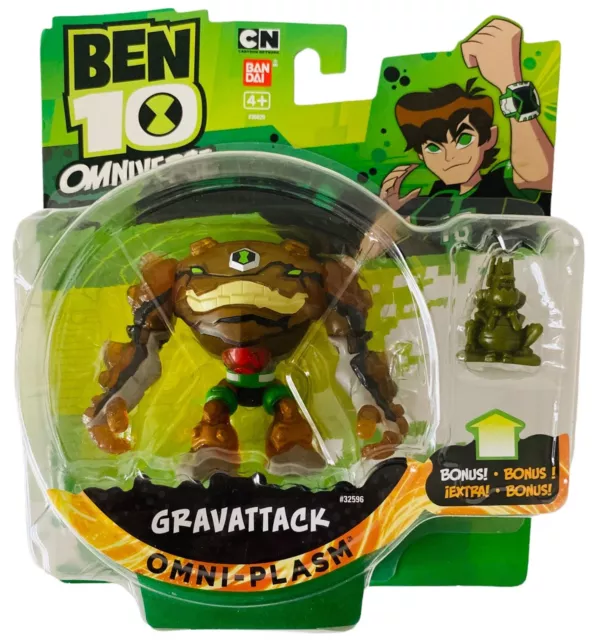 Ben 10 Omniverse Omni-Plasm Gravattack Action Figure NEW 2013 Rare Ben10 Nice!