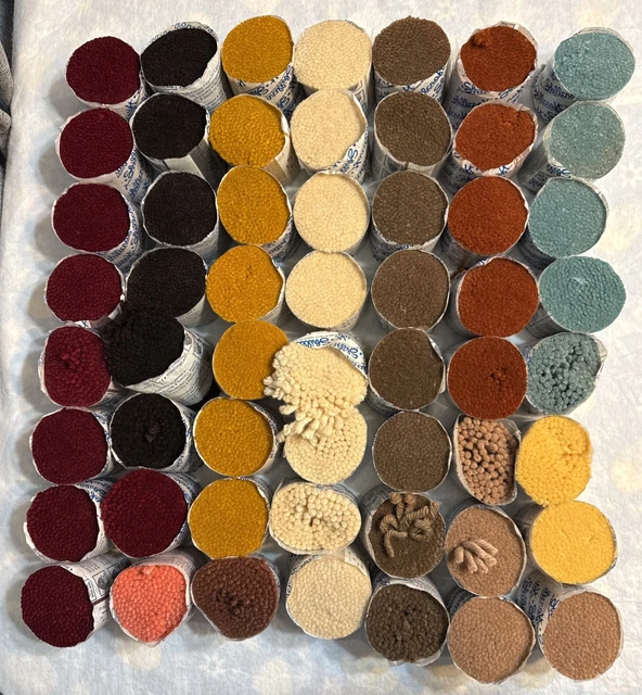 Kit Tapis Shillcraft/Readicut BENGAL #421 - Laine/Nylon 18x18 - Neuf En Boîte