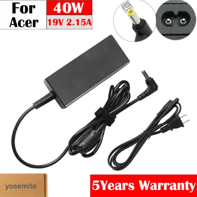 40W 19V 2.15A AC Adapter Charger For Acer Aspire E1-510-4828 E1-510P-2671 Laptop