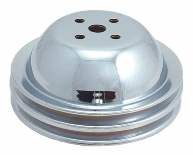 Big Block Chevy Pulley Chrome Water Pump Pulley For Big Block Chevy BBC (396-454ci) – Long Water Pump Setup Sbc Water Pump Pulley - Foto 12