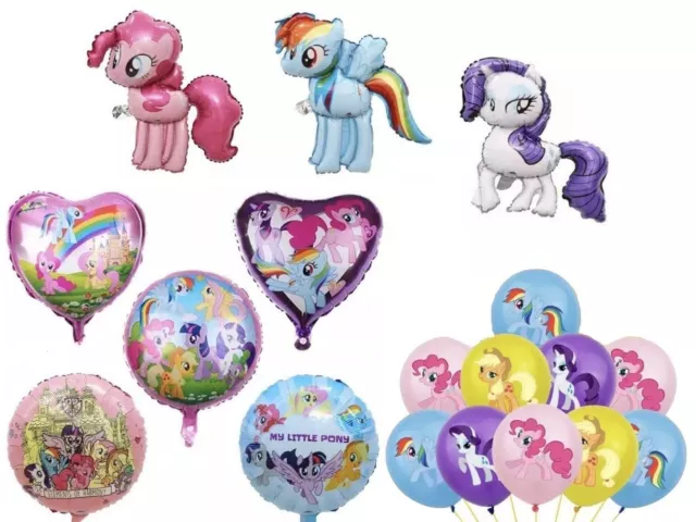 My Little Pony Balloon Huge Set 18 Pieces Birthday Party Decorations Girls