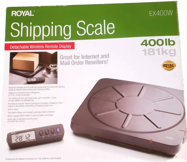 Royal ex400W Wireless Digital Shipping Scale (No Battery)