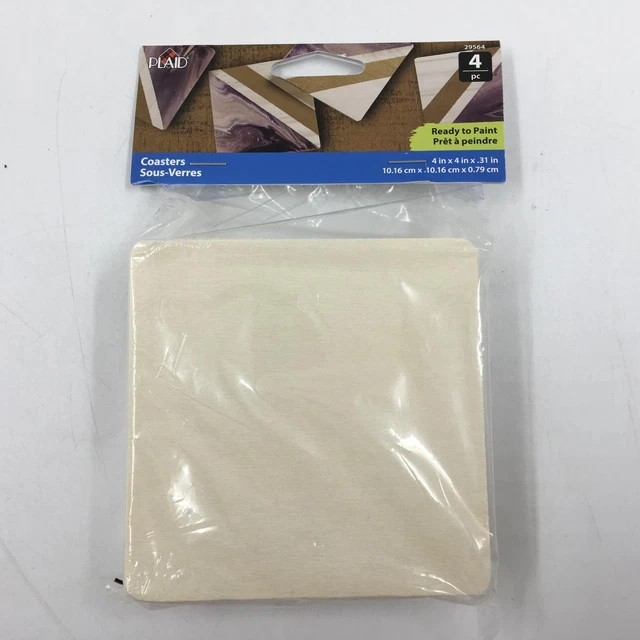 Listo para pintar: paquete de 4 montañas rusas de madera - artesanía, hágalo usted mismo, artes, proyectos de madera