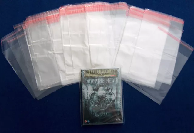 100 DVD Sleeves with Lock - New