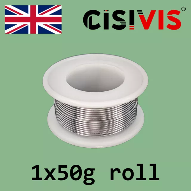 50g Lead Free Solder Wire Tin Fluxed Core Tin Solder Wire 0.8mm Diameter