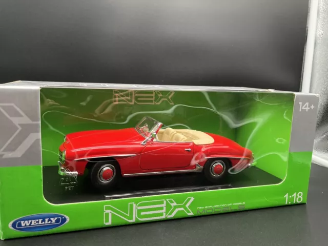 1:18 Welly Mercedes Benz 190SL 1955 Modellauto OVP