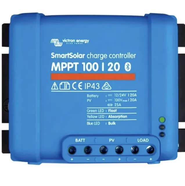 Victron Energy SmartSolar MPPT 100/20 12/24/48V 20 Amp Bluetooth