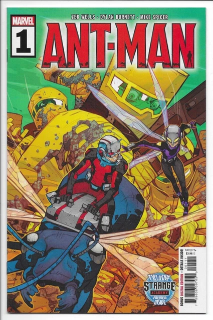 Ant-Man 1 NM 2020 1st Cameo Appearance of Vespa! Strange Academy Preview! KEY