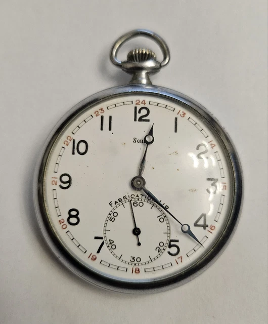 Montre Gousset Ancienne LIP Série Standard - Montre De Poche Mécanique Manuelle, Boîtier Métal, Occasion Vintage