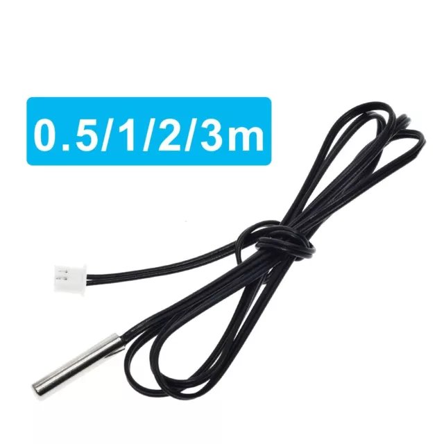 Thermistor Waterproof Probe Temperature Sensor Electronics Component Parts New
